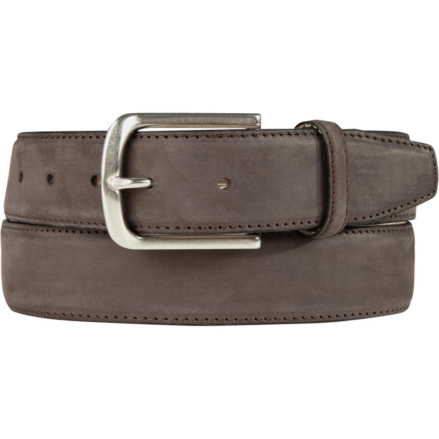 Lindenmann Gürtel 1580516/023 Dunkelbraun, Breite ca. 4 cm