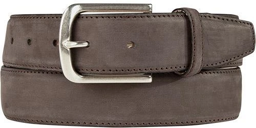 Lindenmann Gürtel 1580516/023 Dunkelbraun, Breite ca. 4 cm – Bild 2