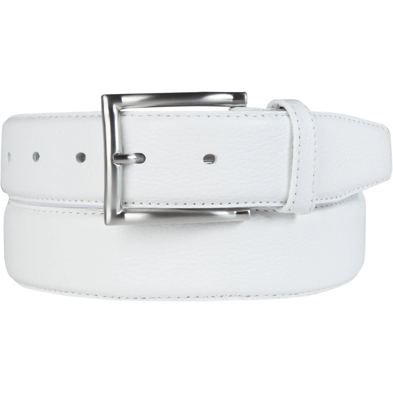 Lindenmann Gürtel 1580514/070 Weiß, Breite ca. 4 cm