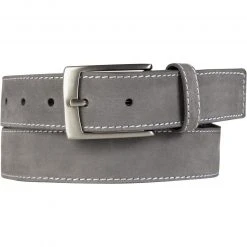 Lindenmann Gürtel 1000428/050 Grau, Breite ca. 3,5 cm