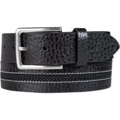 Lindenmann Gürtel 1000411/010 Schwarz, Breite ca. 4 cm