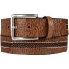 Lindenmann Gürtel 1000411/022 Cognac, Breite ca. 4 cm