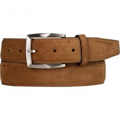 Lindenmann Gürtel 1007331/022 Cognac, Breite ca. 3,5 cm