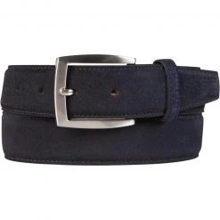 Lindenmann Gürtel 1007331/040 Marineblau, Breite ca. 3,5 cm, Marine