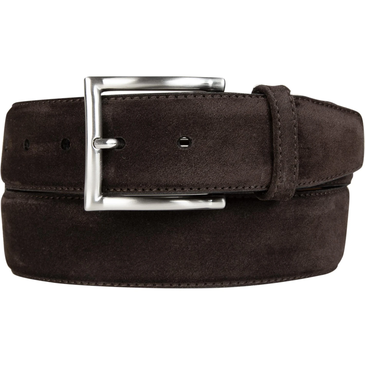 Lindenmann Gürtel 1580512/023 Dunkelbraun, Breite ca. 4 cm