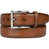 Lindenmann Gürtel 1580509/022 Cognac, Breite ca. 4 cm