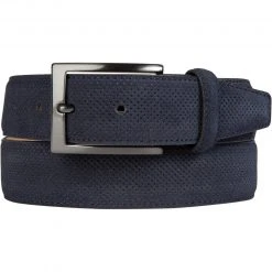 Lindenmann Gürtel 1520610/040 Marineblau, Breite ca. 3,5 cm, Marine