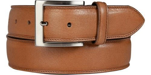 Lindenmann Gürtel 1000594/022 Cognac, Breite ca. 3,5 cm – Bild 2