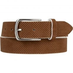 Lindenmann Gürtel 1000391/022 Cognac, Breite ca. 3,5 cm