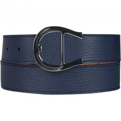 AIGNER Gürtel 126/0006 Marine, Breite ca. 3,5 cm