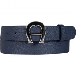 AIGNER Gürtel 12090/0006 Marine, Breite ca. 3 cm