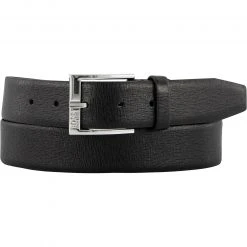 BOSS Gürtel Clo 50386182/001 Schwarz, Breite ca. 3,5 cm