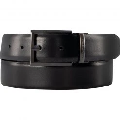 KARL LAGERFELD Gürtel 815302/0/512427/690 Wendegürtel, Nachtblau-schwarz, Breite ca. 3,5 cm, Nachtblau