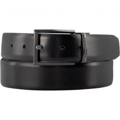 KARL LAGERFELD Gürtel 815302/0/512427/940 Wendegürtel, Dunkelgrau-schwarz, Breite ca. 3,5 cm, Dunkelgrau