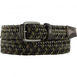 BOGGI MILANO Gürtel BO21A0446/01 Braun-khaki, Ca. 3,5 cm, Braun-grün