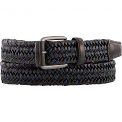 BOGGI MILANO Gürtel BO21A0446/03 Braun-blau, Ca. 3,5 cm