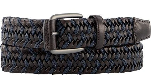 BOGGI MILANO Gürtel BO21A0446/03 Braun-blau, Ca. 3,5 cm – Bild 2