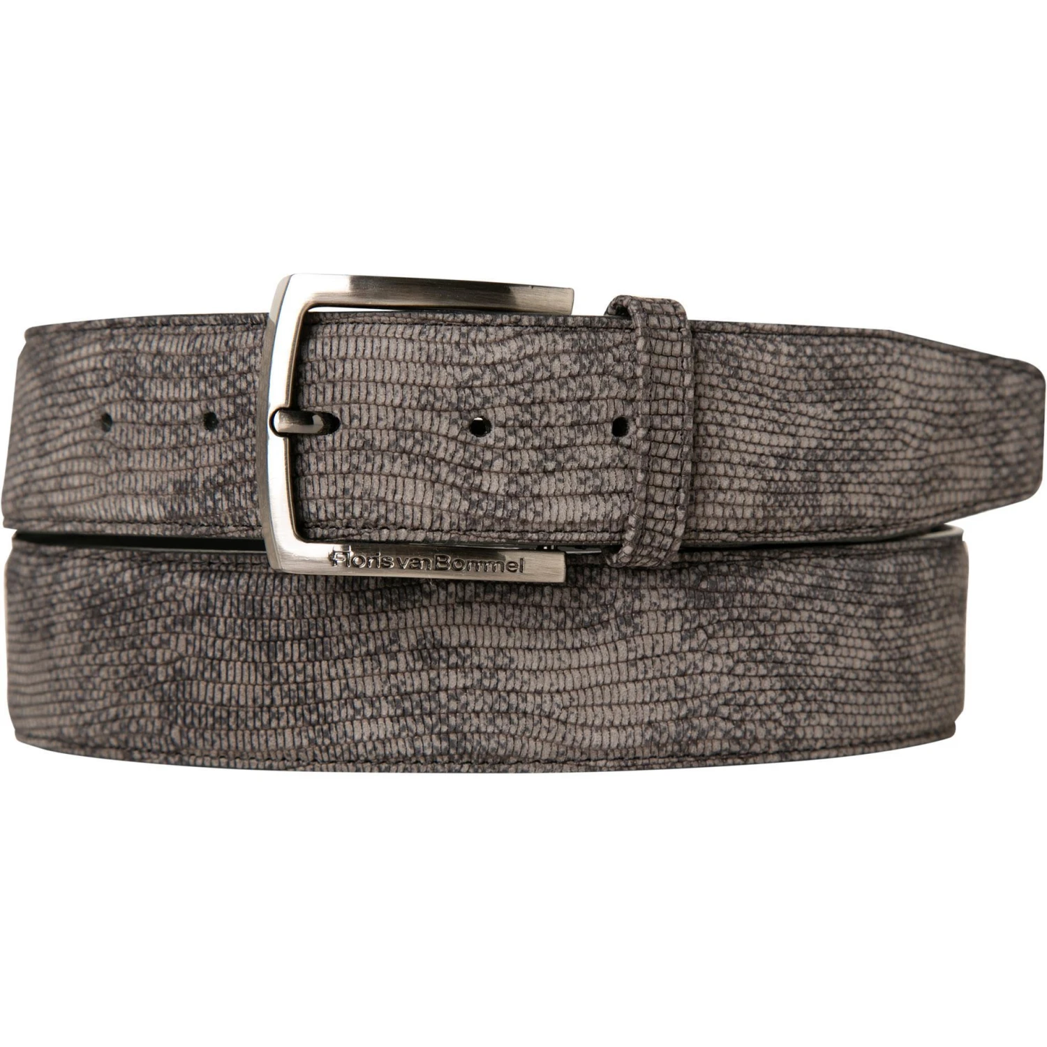 Floris van Bommel Gürtel 75202/79 Grau, Breite ca. 4 cm