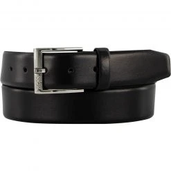 BOSS Gürtel Elloy 50425282/001 Schwarz, Breite ca. 3,5 cm