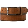 Lindenmann Gürtel 1000389/022 Cognac, Breite ca. 4 cm