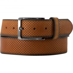 Lindenmann Gürtel 1000389/022 Cognac, Breite ca. 4 cm