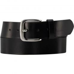 Lindenmann Gürtel 1000376/010 Schwarz, Breite ca. 4 cm