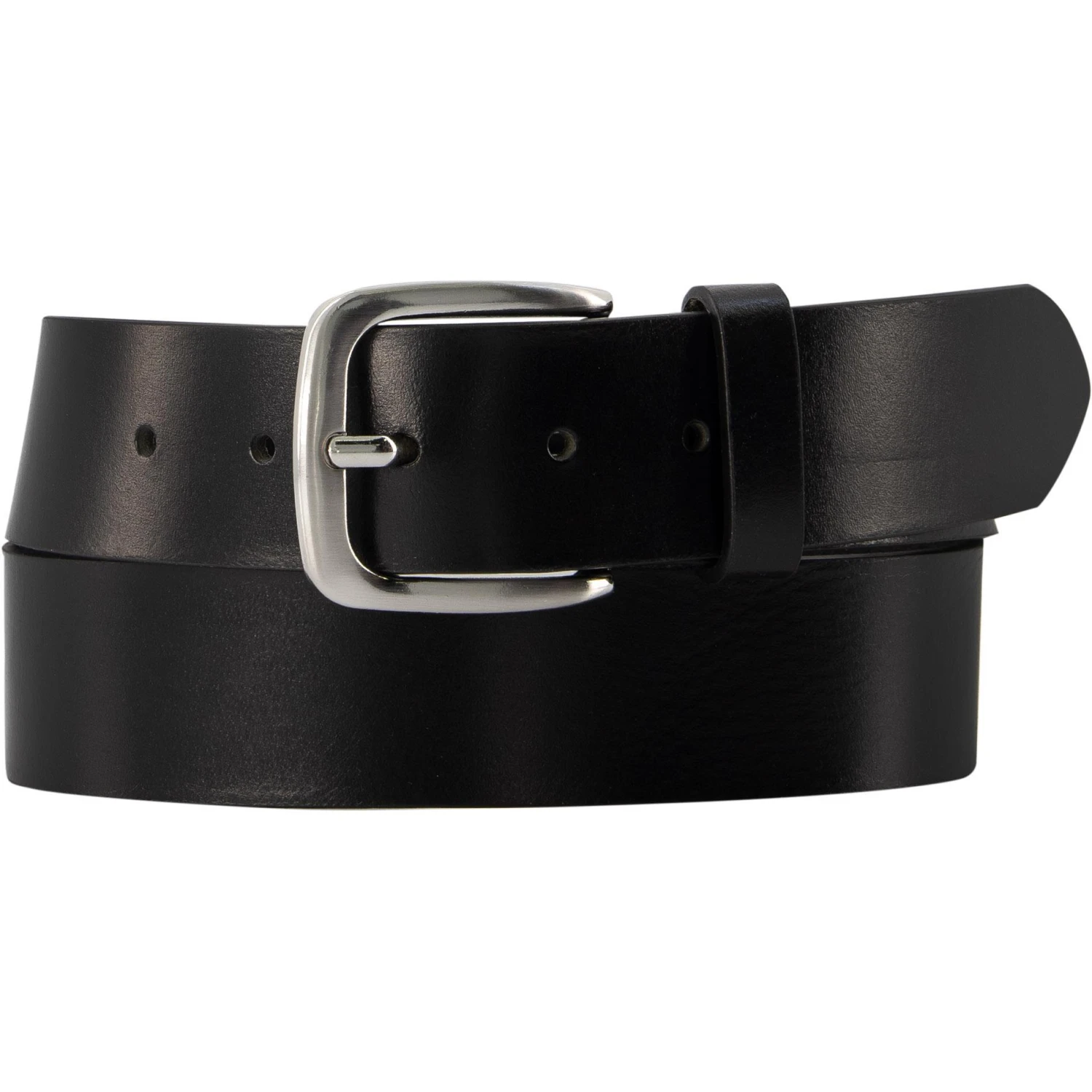 Lindenmann Gürtel 1000376/010 Schwarz, Breite ca. 4 cm