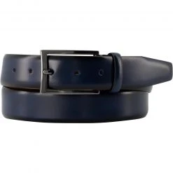 Lindenmann Gürtel 1520587/040 Dunkelblau, Breite ca. 3,5 cm