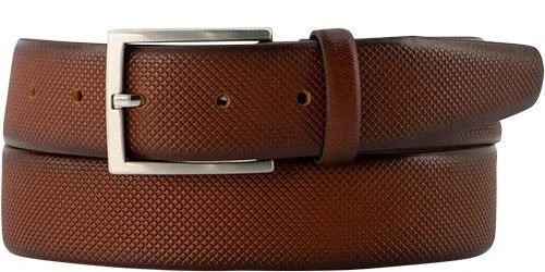 Lindenmann Gürtel 1000392/221 Dunkelcognac, Breite ca. 3,5 cm – Bild 2