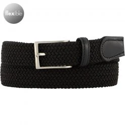 Lindenmann Gürtel 1000102/010 Schwarz, Breite ca. 3 cm