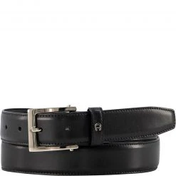 AIGNER Business Gürtel 12626/0002 Schwarz, Breite ca. 3 cm, Black