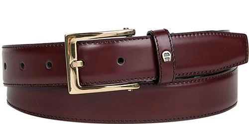 AIGNER Business Gürtel 1262/0001 Bordeaux, Breite ca. 3 cm, Antic