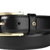 AIGNER Business Gürtel 1262/0002 Schwarz, Breite ca. 3 cm, Black