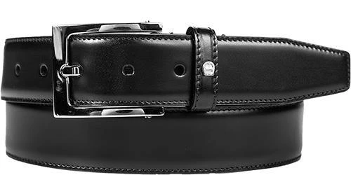 AIGNER Business Gürtel 126446/0002 Schwarz, Breite ca. 3,5 cm, Black