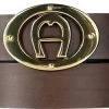 AIGNER Business Gürtel 127372/0014 Dunkelbraun, Breite ca. 4 cm, Ebony